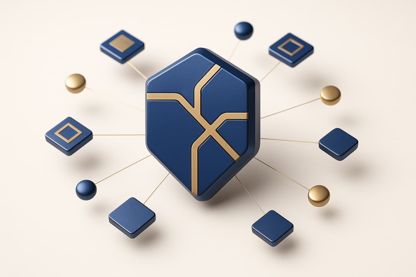 One Zanii core connected to a constellation of operator systems